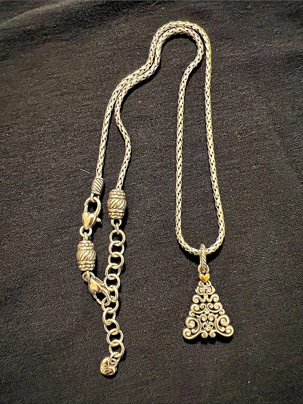 Brighton Christmas charm on necklace